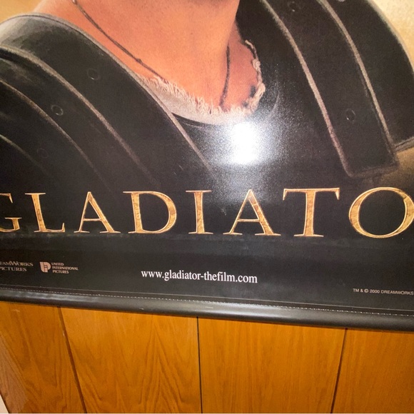 Super Rare Vintage Maximus Gladiator Movie Banner Double Sided 2000 Universal - Picture 6 of 10